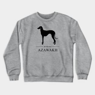 Azawakh Black Silhouette Crewneck Sweatshirt